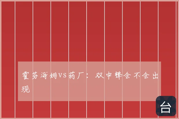 霍芬海姆vs药厂：双中锋会不会出现